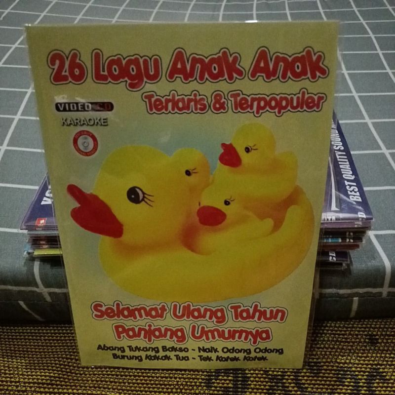 KASET VCD 26 LAGU ANAK ANAK TERLARIS &TERPOPULER