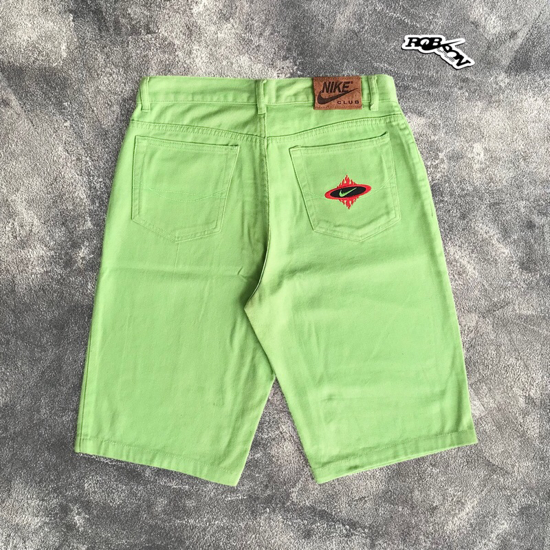 1990s Nike Baggy Denim shorts / jorts RARE not JNCO
