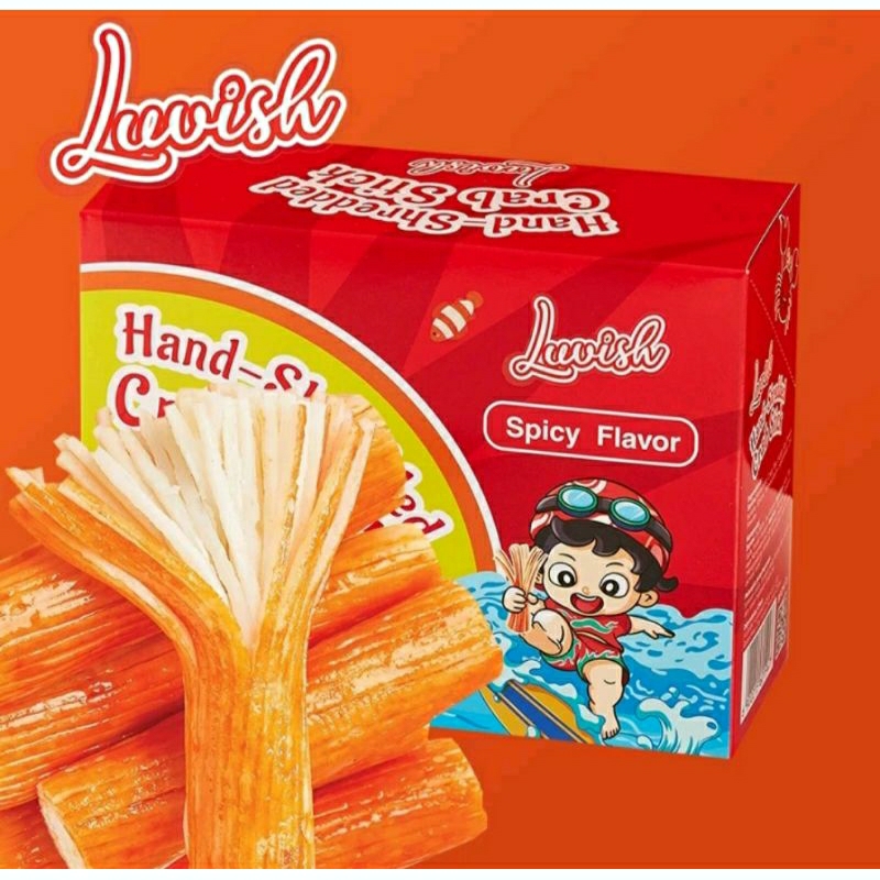 

snack crab stick spicy