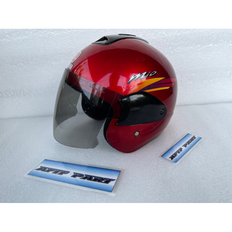 HELM YAMAHA MIO MERAH CLASIK SPORTY ORIGINAL