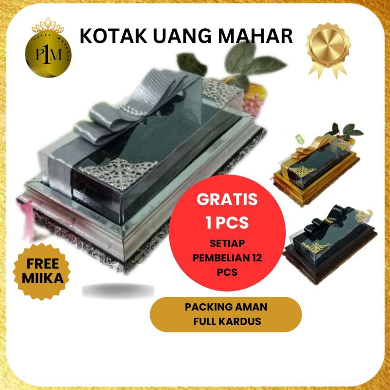 KOTAK UANG MAHAR/ KOTAK PERHIASAN TUTUP MIKA MODEL MEWAH