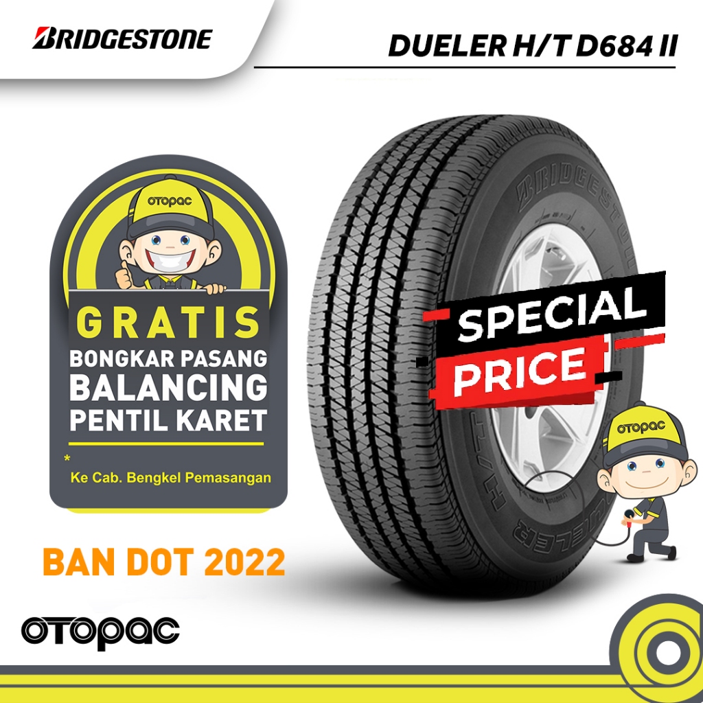 Ban mobil Bridgestone Dueler H/T 687 225/65 R17 DOT 2021