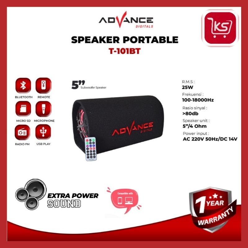 SPEAKER ADVANCE T-101 BT I SPEAKER BANTAL | T101BT