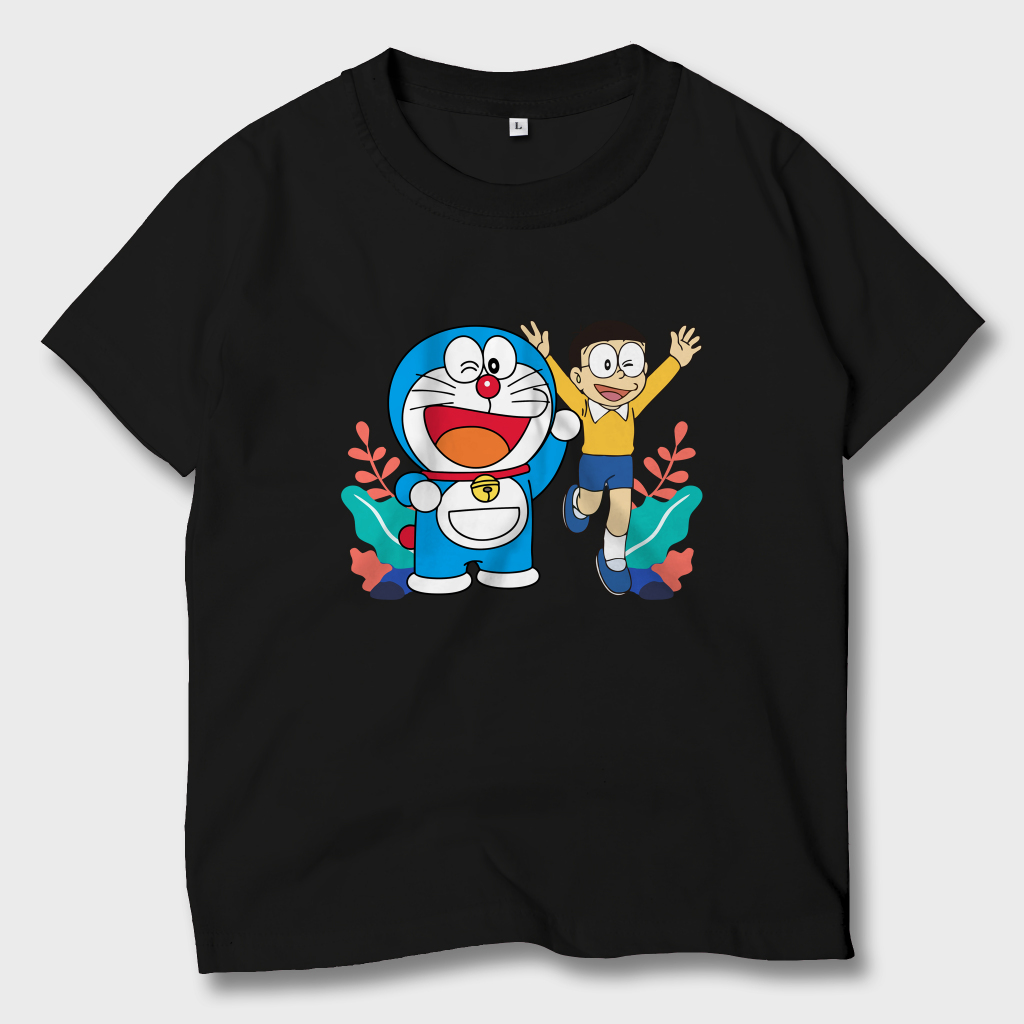 Baju Kaos Anak Kartun Doraemon Nobita Karakter Atasan Anak Laki-Laki Perempuan DOR-06