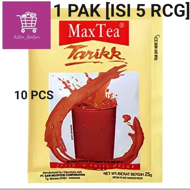 

1 PAK MAX TEA TARIK [ISI 5 RCG]