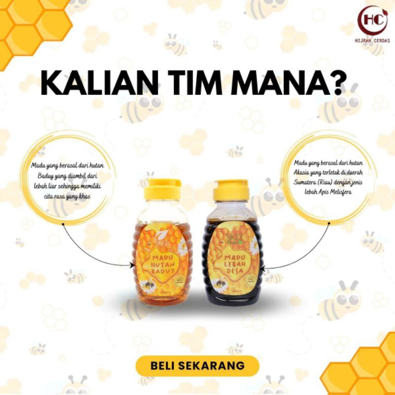 

MADU HUTAN BADUY & MADU LEBAH DESA SR12 ASLI BPOM