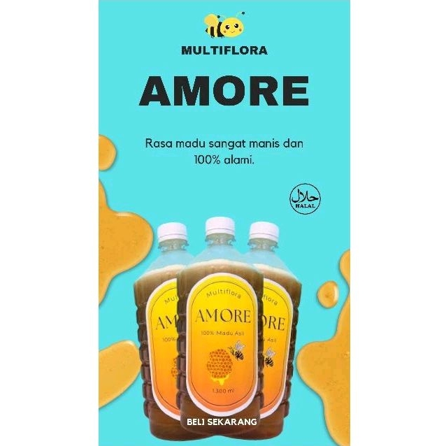 

AMORE - MADU ASLI MULTIFLORA 1300 ML