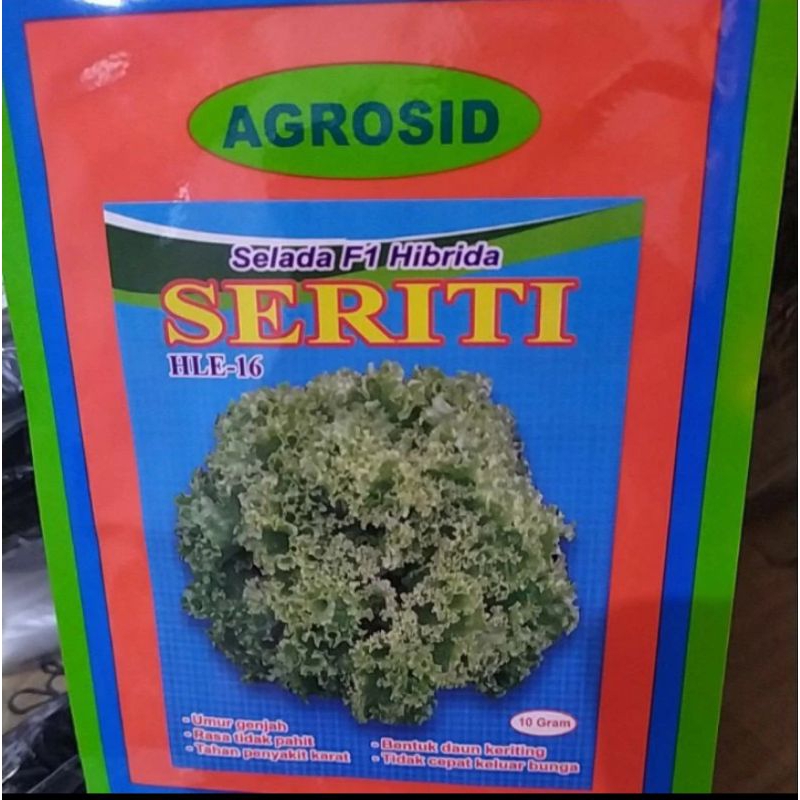 Benih selada 10g/seriti/coral/kriting