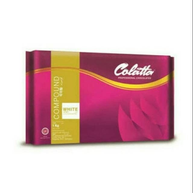 

COLATTA COMPOUND CHOCOLATE WHITE / COLATTA PUTIH BATANG KEMASAN 1 KG