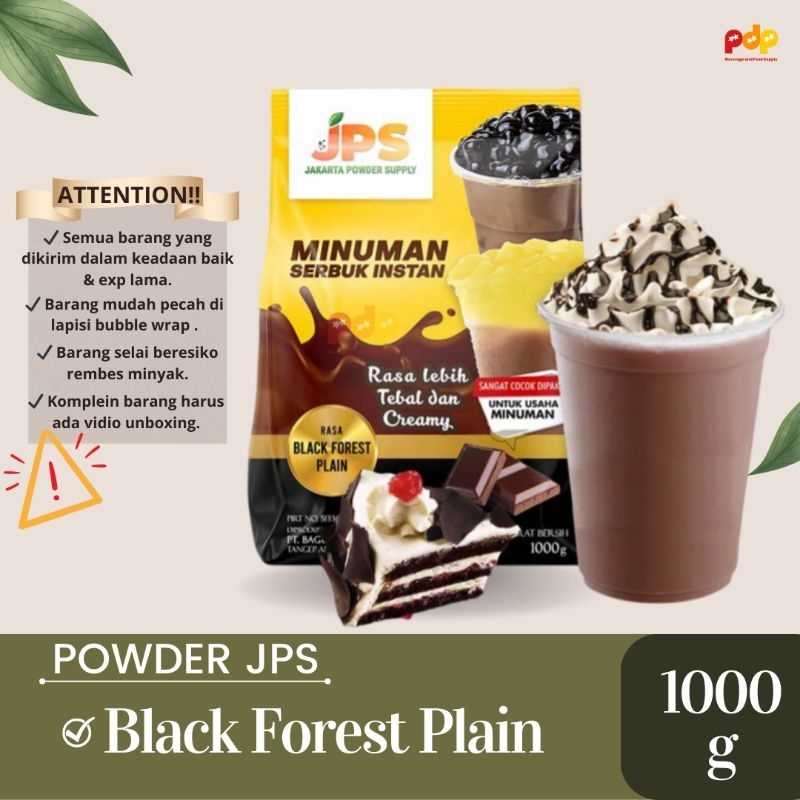 

JPS Powder Blackforest 1kg / Powder Blackforest / bubuk milkshake