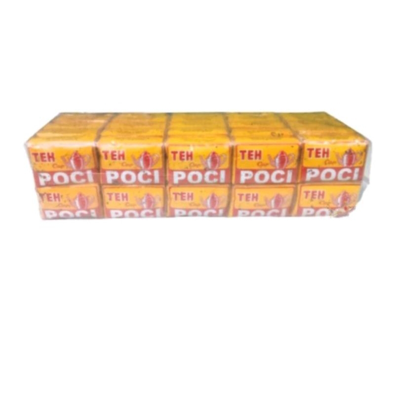 

TEH POCI KUNING SUPERIOR 9Gr (1SLOP: 50pcs) / Teh Seduh Cap Poci / Teh Poci Kuning Asli Tegal Slawi / Teh Poci Superior Tegal Slawi /Teh Tubruk/Teh Kepyur/Teh Seduh Wangi/Jasmine Hijau/Teh Melati/Oleh Oleh Tegal Slawi/Teh Kepyur Khas Tegal Slawi/Teh Solo