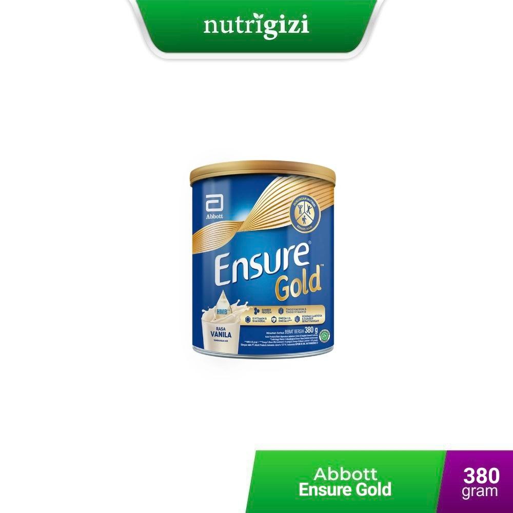 

Nutrigizi | Abbott Ensure & Ensure Gold 380 gram Susu Dewasa / Lansia Premium Vanila & Cokelat