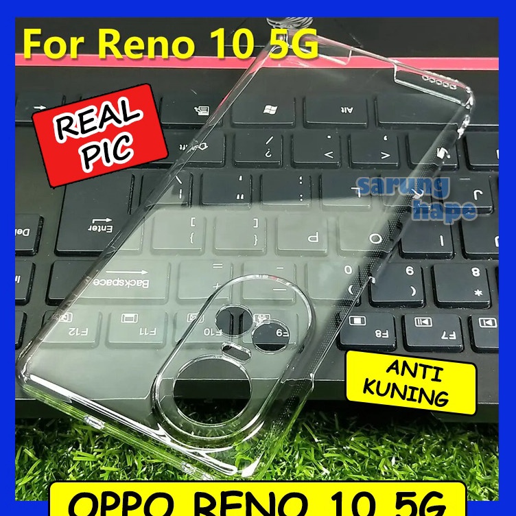 Oppo Reno 1 5G  Mika Transparan Clear Hard Case Hardcase Casing Cover Bening Keras mrp