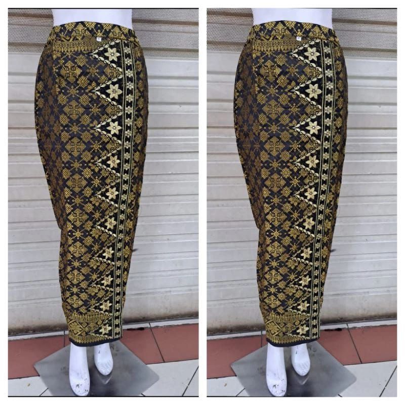Rok Songket Jadi/Rok Songket Bordir Premium /Rok Songket Bawahan Kebaya Kurung