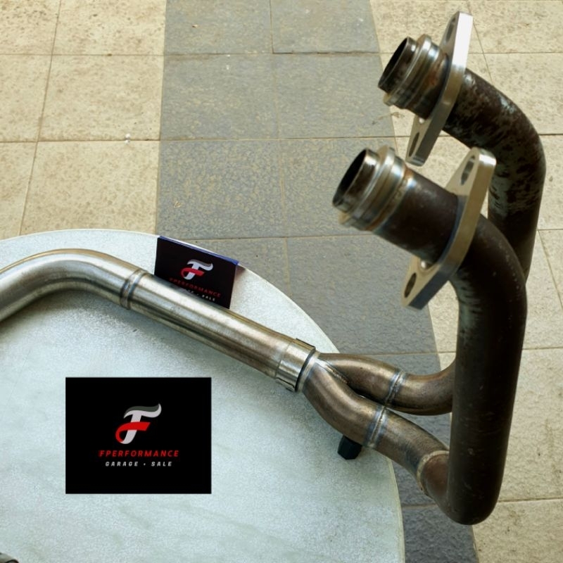 Header Knalpot Two Brothers Original USA silencer tarmac silver black series slip on exhaust er6 ver