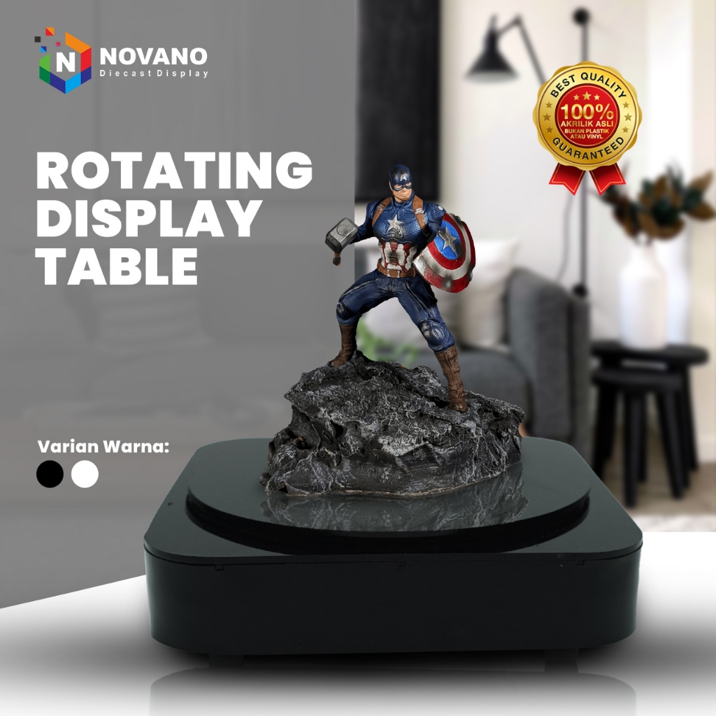 Rotating Display/Meja Putar Akrilik Alas Putar Fotografi Video 360