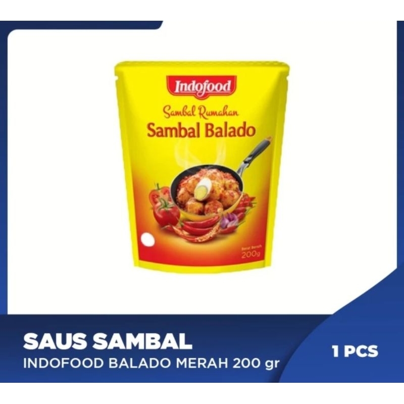 

Indofood Sambal Balado Merah 200gr Pouch