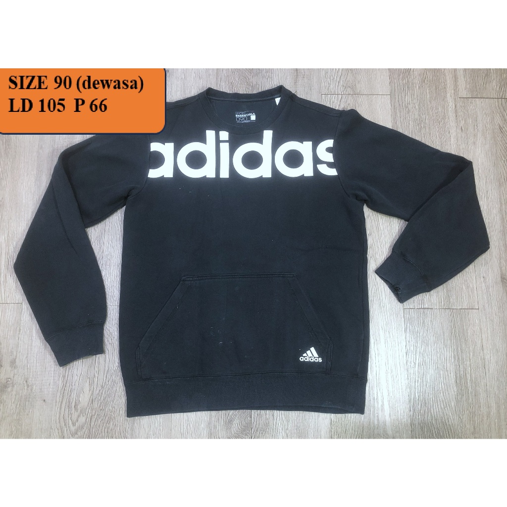 PROMO Jaket Crewneck CN Full Brand Premium Anak Remaja-Dewasa Tebal Preloved Second