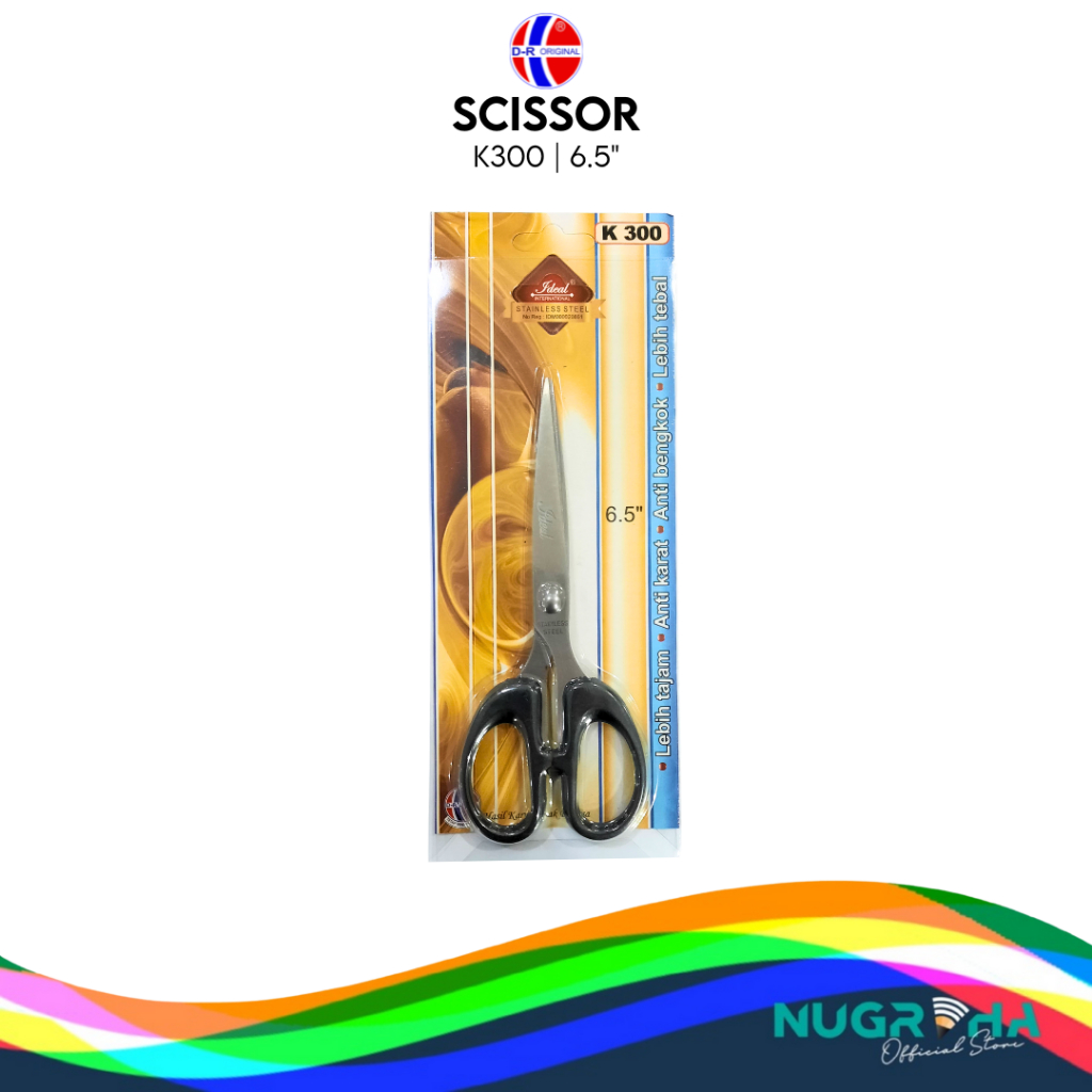 

Gunting Ideal Dr Kecil 6.5" K300