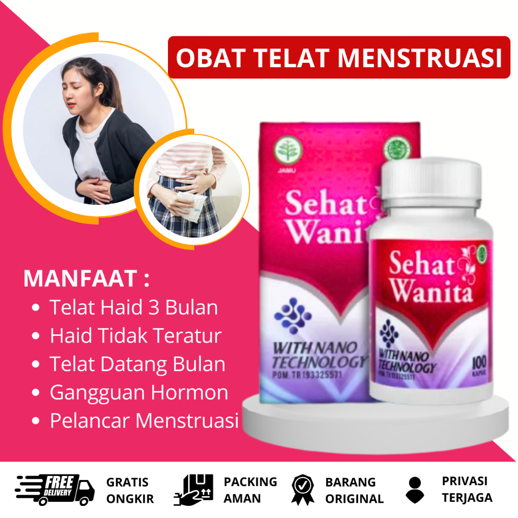 Obat Telat Datang Bulan, Obat Pelancar Haid, Obat Telat Haid 3 Bulan, Obat Mens Tidak Teratur, Obat 