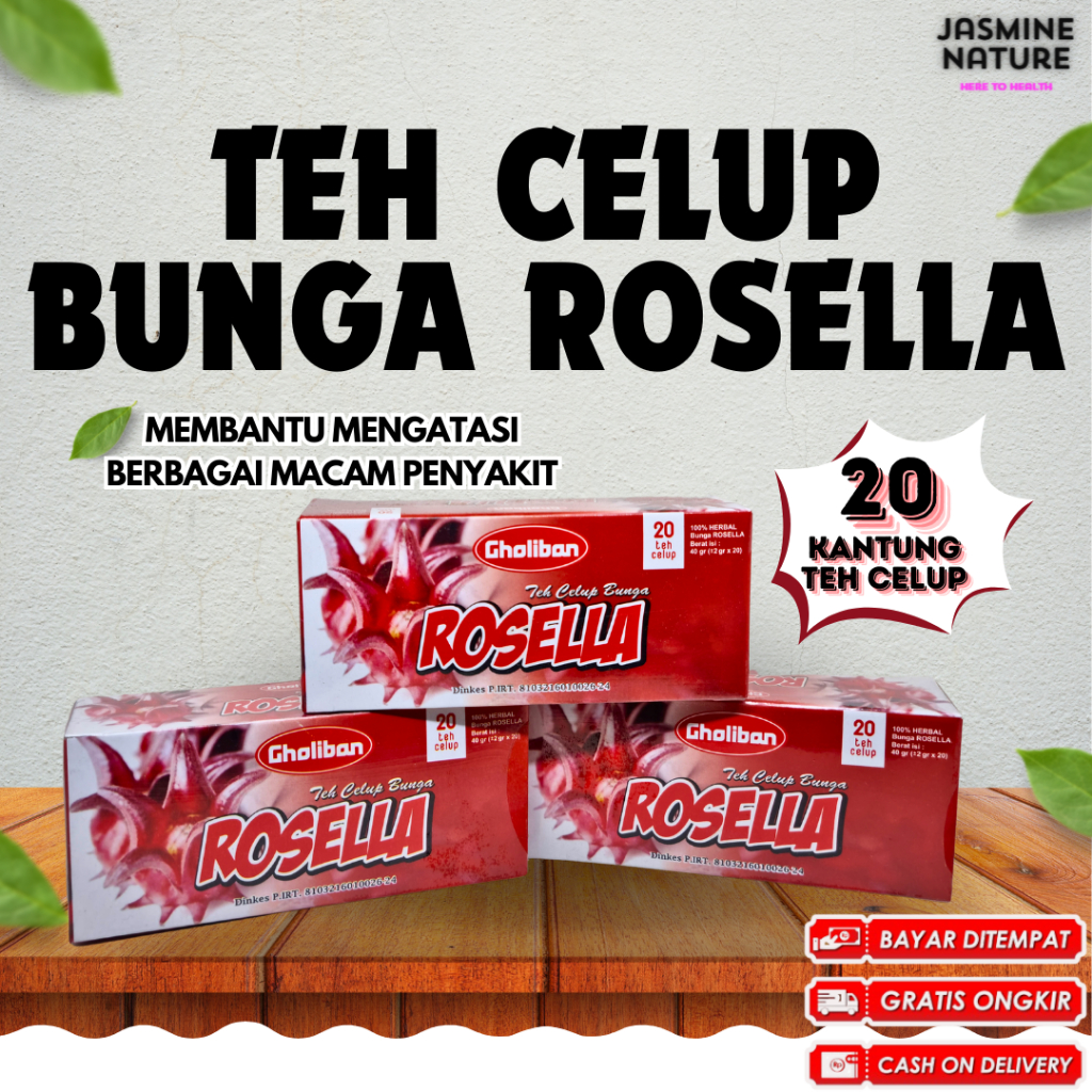 

Teh Celup Bunga Rosella Rosela Gholiban