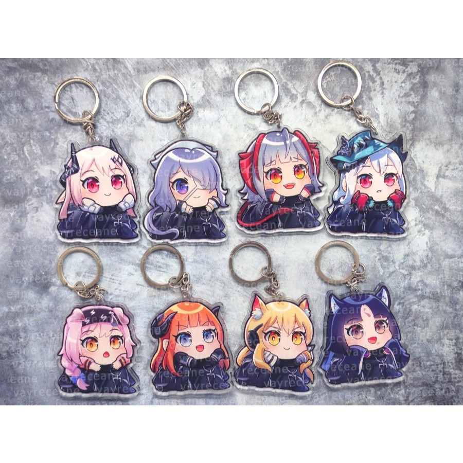 Gantungan Kunci Acrylic Arknights Keychain di dalam tas