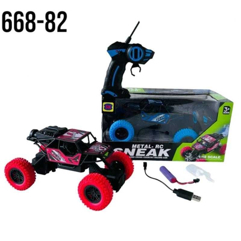 SNEAK POWER METAL RC Mainan Mobil Asap remote control body metal jeep RC Spray Car