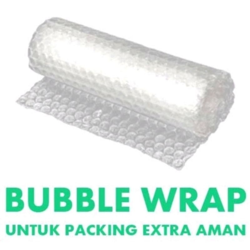 

BUBBLE WRAP 2 METER TAMBAHAN PENGAMAN