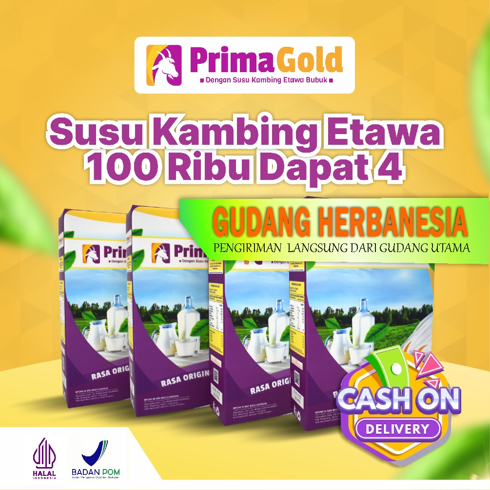 

PRIMAGOLD Susu Kambing Etawa Paket