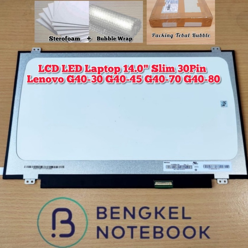 KODE P9T2 LCD Laptop 14 WXGA LED Dell 143 Lenovo G43 G445 G47 G48 V5471P X455L Slim 3pin