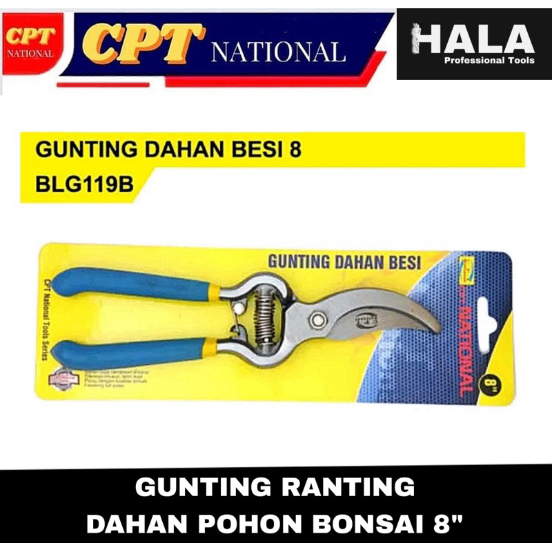 CPT NATIONAL - GUNTING RANTING POHON BONSAI 8”