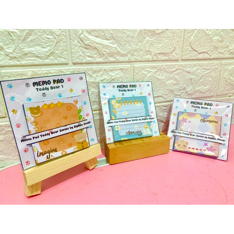 

Memo Pad Teddy Bear