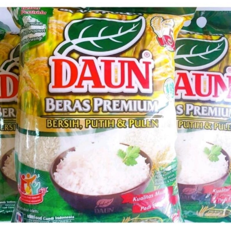 

Beras Daun Premium kemasan 5 kg