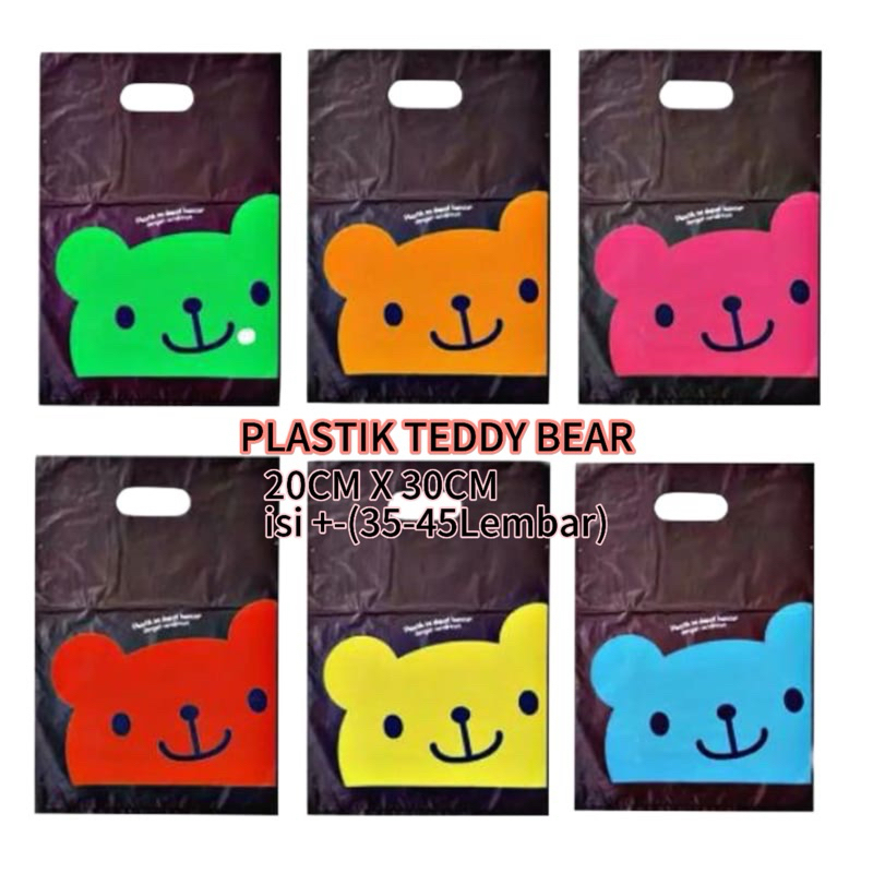 HD PLONG TEDDY BEAR / PLASTIK TEDDY BEAR / KRESEK OLSHOP