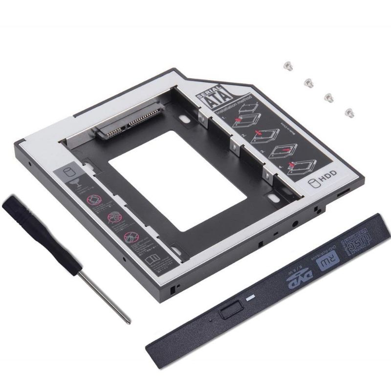 HDD CADDY Slim 9.5 mm/ 12.7 mm Hard disk slot Laptop 12.7 mm SATA to SATA