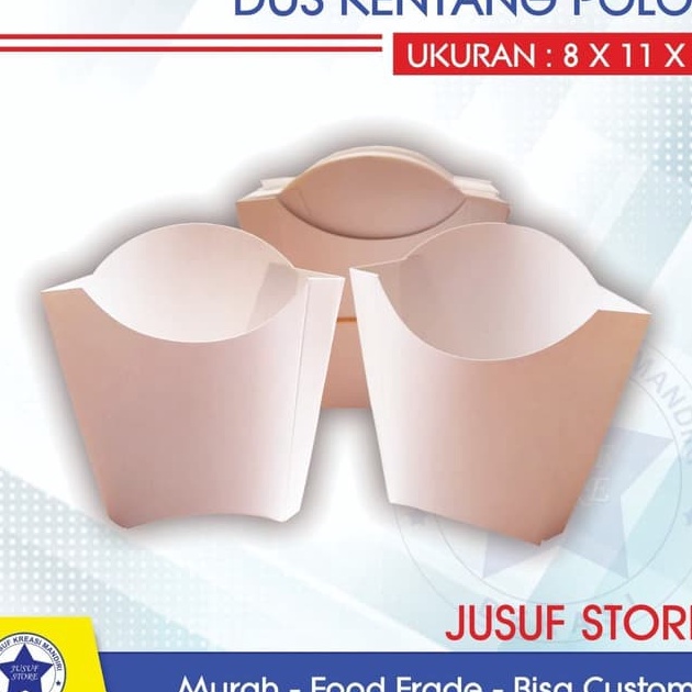 

Diskon Spesial Dus kentang polos 5Pcs