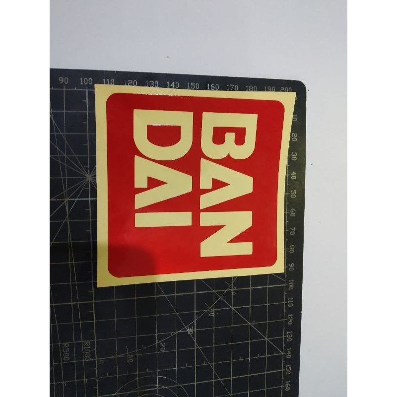 

cutting stiker bandai