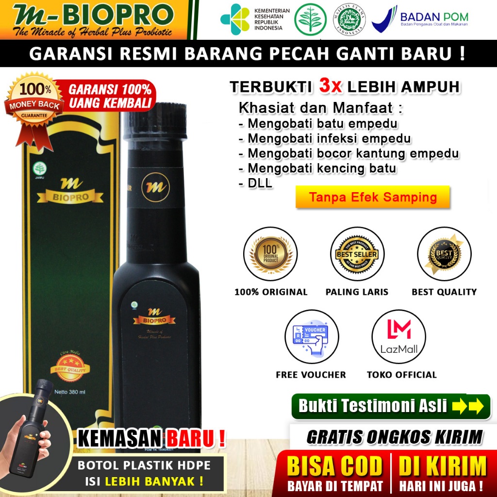 Obat Batu Empedu Ampuh - Penghancur Batu Empedu - Peluruh Batu Empedu - Kencing Batu - Mbiopro