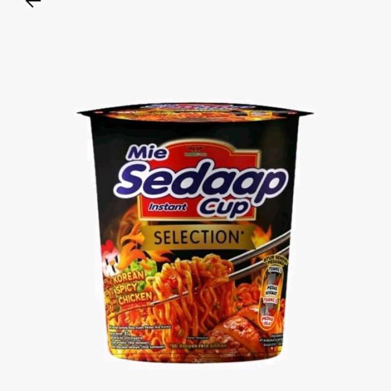 

mie sedap cup selection