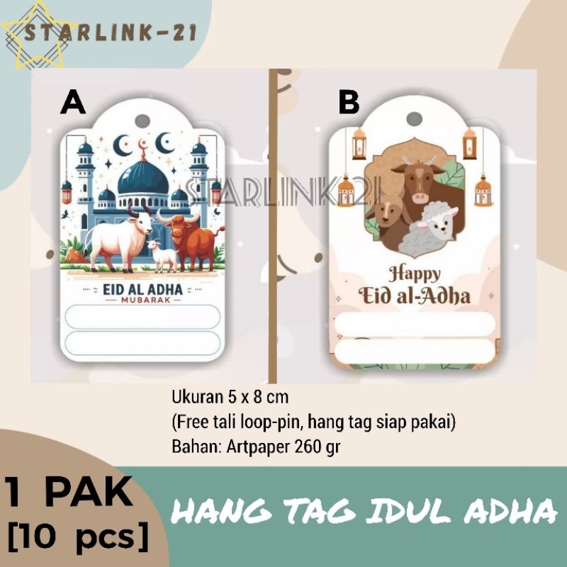 HANG TAG IDUL ADHA | Hang Tag Hampers Eid Adha