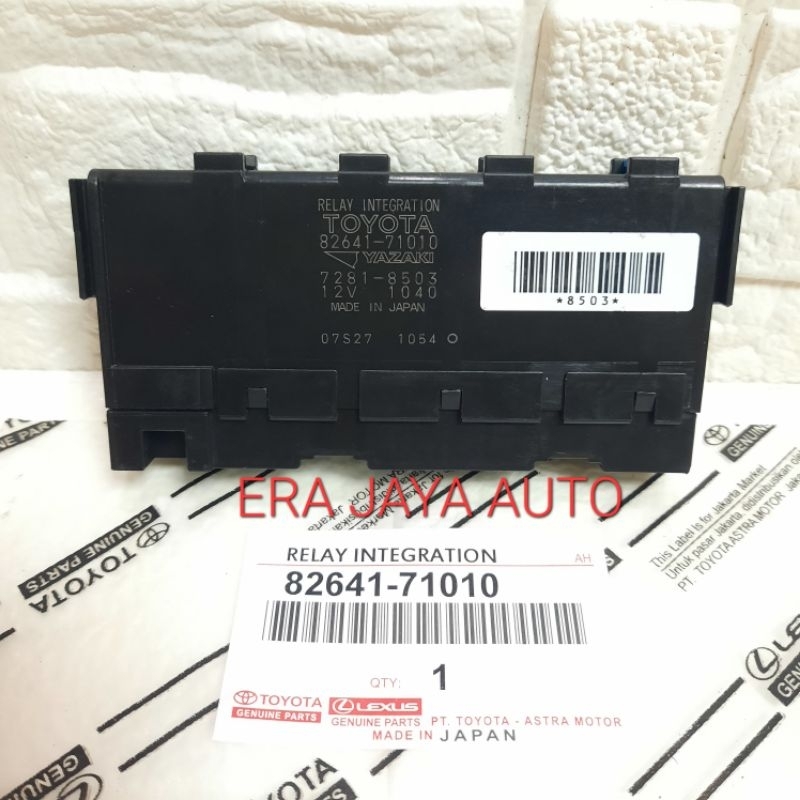 BOX SEKRING RELAY INTEGRATION 82641-71010 TOYOTA INNOVA BENSIN ORIGINAL ASLI