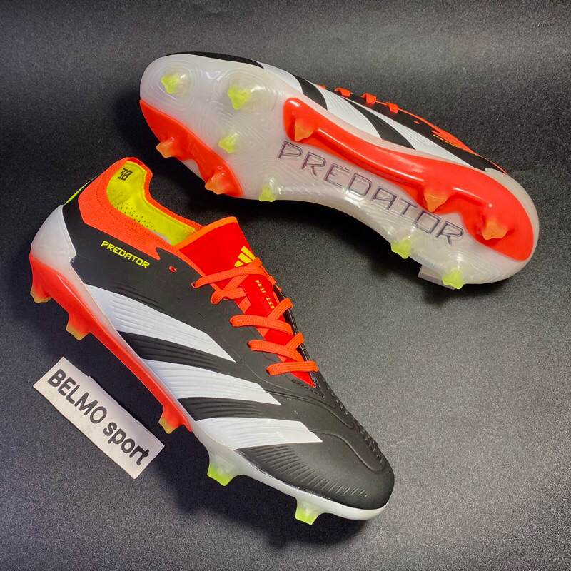 Sepatu Bola Adidas Predator 30.1 Black Orange