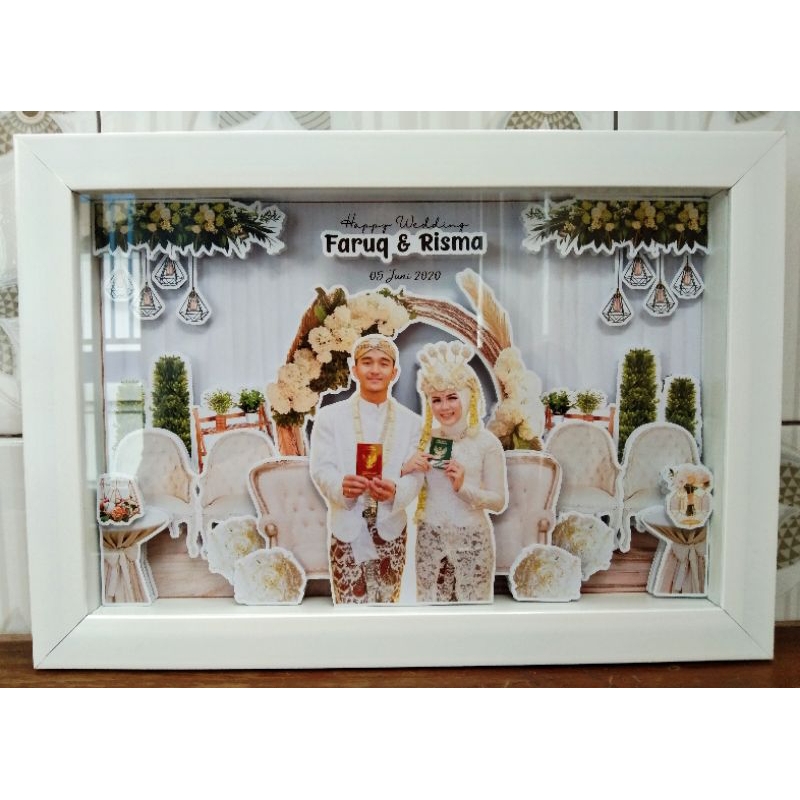 Pop Up Frame Wedding