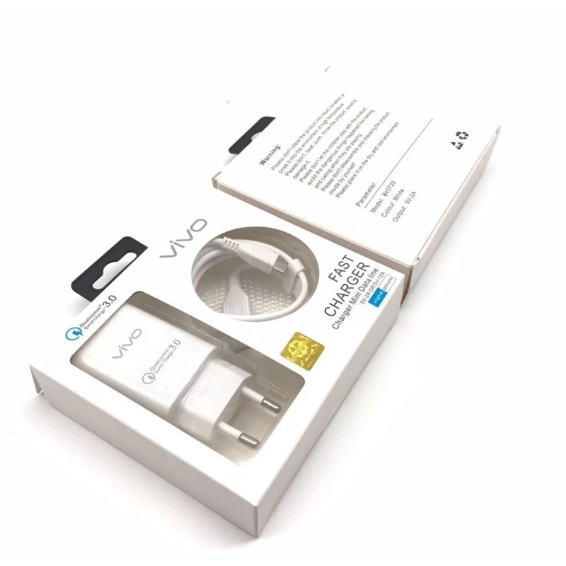 Charger Fast Charging Vivo Micro USB Charger Vivo Type C Qualcomm 3.4 A