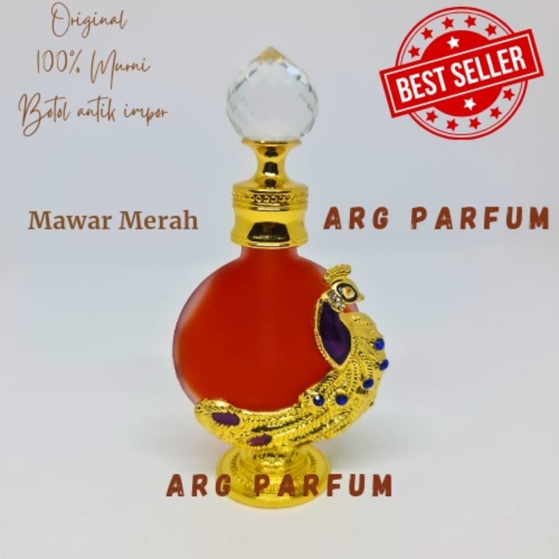 Minyak Mawar Merah / Mawar Keraton Original Impor Murni Non Alkohol