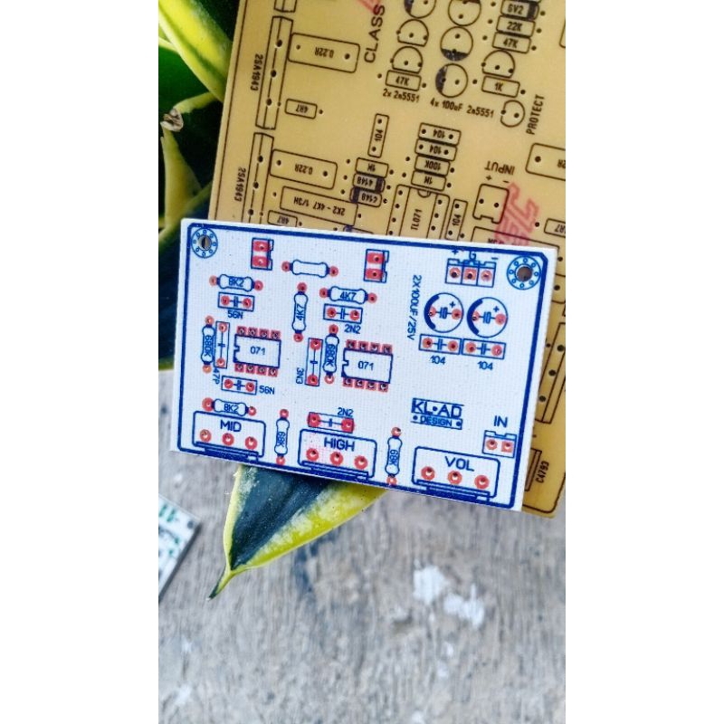 pcb crossover 2 way midel dan trible