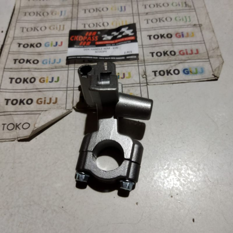 dudukan handle handel rem kiri Scoopy karbu