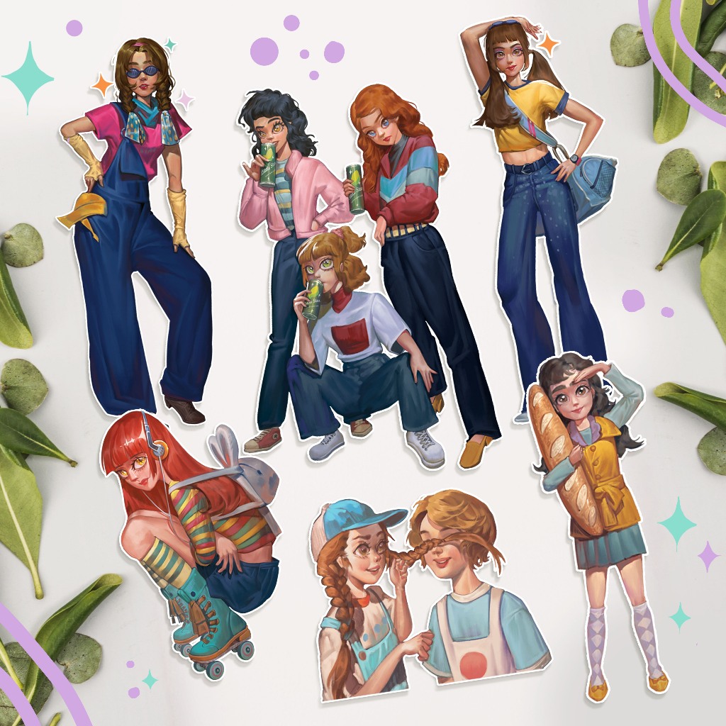 

Little Star Gallery [90s Fashion Die Cut Sticker]