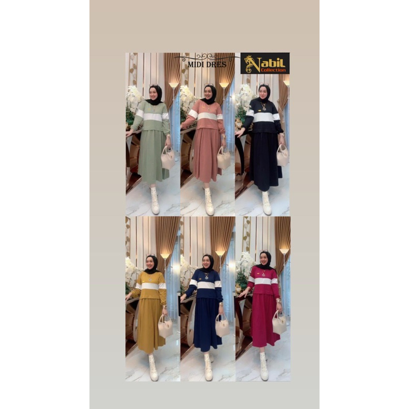 Midi dress Jessica by nabil collection