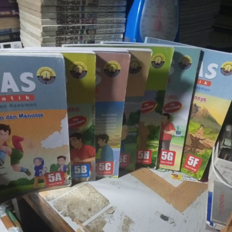 BUKU KUPAS TEMATIK ( PENGAYAAN DAN ASESMEN) UNTUK SD KELAS 5 TEMA 5A, 5B,5C,5E, 5F, 5G, 5H, REVISI K